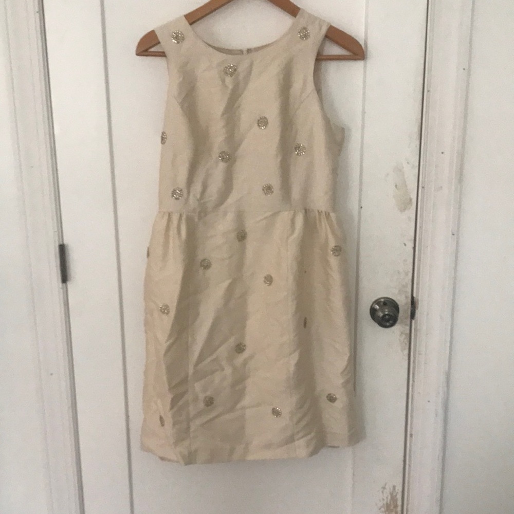 Boden cute formal cream dress
